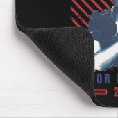 Crazy Cat Lady für Kamala 2024 Mousepad (Ecke)