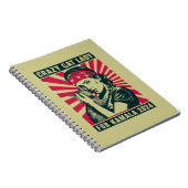 Crazy Cat Lady für Kamala 2024 Notizblock (Rechte Seite)