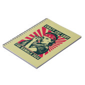 Crazy Cat Lady für Kamala 2024 Notizblock (Linke Seite)