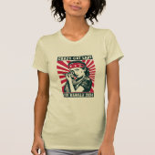 Crazy Cat Lady für Kamala 2024 T-Shirt (Vorderseite)