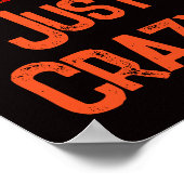 Crazy Cat Lady Halloween Décor Poster (Ecke)
