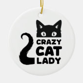 Crazy Cat Lady Holiday Ornament (Vorne)