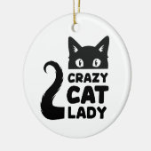 Crazy Cat Lady Holiday Ornament (Links)