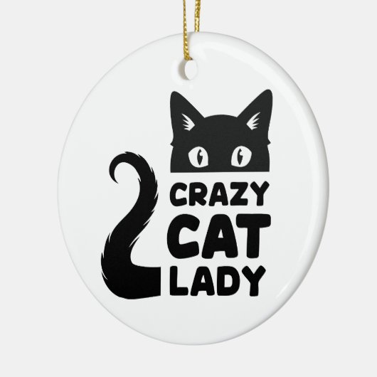 Crazy Cat Lady Holiday Ornament (Links)