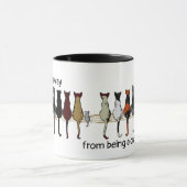 Crazy Cat Lady im Training Tasse (Zentrum)