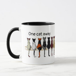 Crazy Cat Lady im Training Tasse