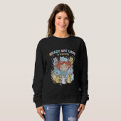 Crazy Cat Lady in Ausbildung Sweatshirt  (Vorne ganz)