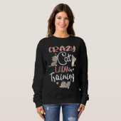 Crazy Cat Lady in Training Women Girls Kitty Cats Sweatshirt (Vorne ganz)