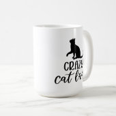 Crazy Cat Lady Kaffeetasse (VorderseiteRechts)