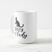 Crazy Cat Lady Kaffeetasse (Vorderseite Links)