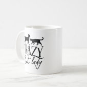 Crazy Cat Lady Kaffeetasse (Vorderseite Links)