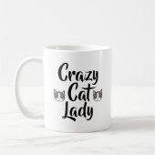 Crazy Cat Lady Kaffeetasse (Links)