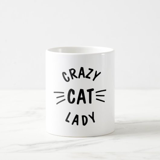 Crazy Cat Lady Kaffeetasse (Mittel)
