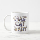 Crazy Cat Lady Kaffeetasse (Links)