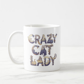 Crazy Cat Lady Kaffeetasse