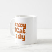 Crazy Cat Lady Kaffeetasse (Vorderseite Links)