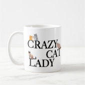Crazy Cat Lady Kaffeetasse (Links)