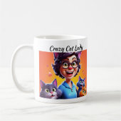 Crazy Cat Lady Kaffeetasse (Links)