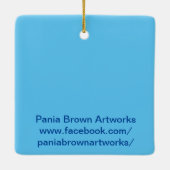 Crazy Cat Lady Keramikornament (Rückseite)