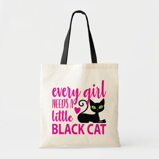Crazy Cat Lady Kitty Lover Halloween Black Cat Tragetasche (Vorne)