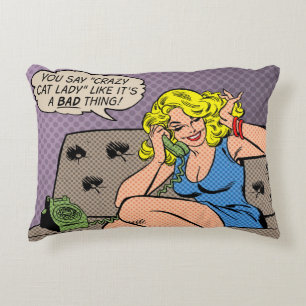 "Crazy Cat Lady" Kopfkissen Dekokissen