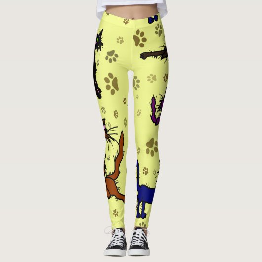 Crazy Cat Lady Leggings (Vorderseite)