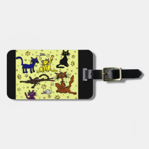 Crazy Cat Lady Luggage Tag Gepäckanhänger