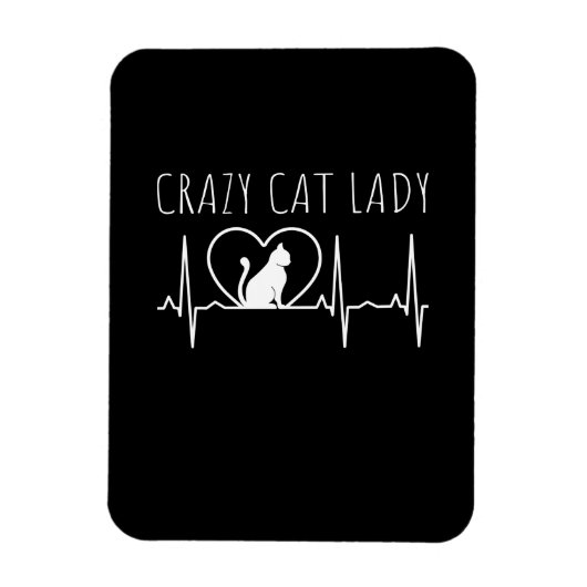 Crazy Cat Lady Magnet (Vertikal)
