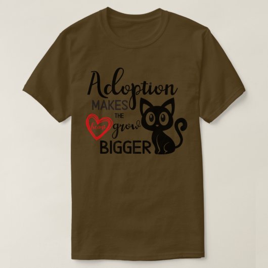Crazy Cat Lady Niedlich Black Kitten Adoption Resc T-Shirt (Design vorne)