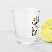 Crazy Cat Lady Niedlich Custom Schnapsglas (Links)