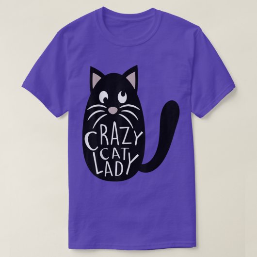 Crazy Cat Lady Niedlich Pet Mama Mütter Day Kitten T-Shirt (Design vorne)