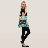 Crazy Cat Lady Niedlich und spielerisch Cat Patter Tasche (Am Model)