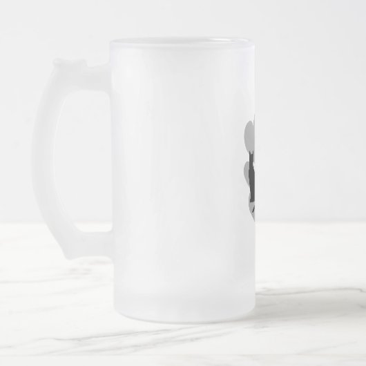 Crazy Cat Lady Notebook Mattglas Bierglas (Links)