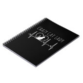 Crazy Cat Lady Notizblock (Linke Seite)