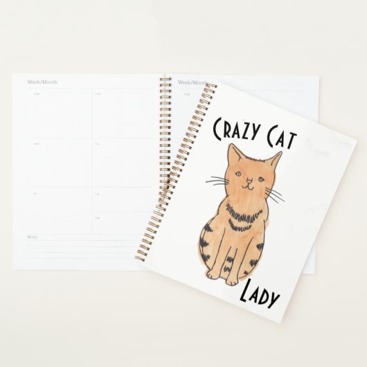 Crazy Cat Lady Planner Planer (Anzeige)