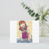 Crazy Cat Lady Postkarte (Stehend Vorderseite)