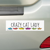 Crazy Cat Lady Rafters Autoaufkleber (Auf Auto)