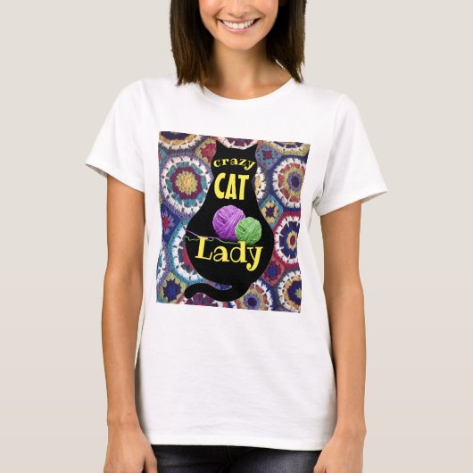 Crazy Cat Lady Shirt (Vorderseite)