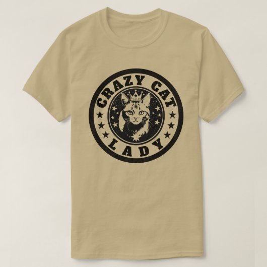 Crazy Cat Lady Shirt (Design vorne)