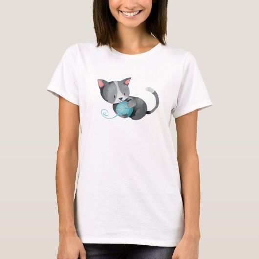 Crazy Cat Lady T-Shirt (Vorderseite)