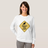 Crazy Cat Lady T-Shirt (Vorne ganz)