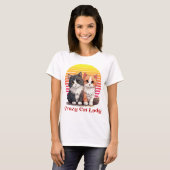 Crazy Cat Lady T-Shirt (Vorne ganz)