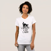 Crazy Cat Lady T-Shirt (Vorne ganz)