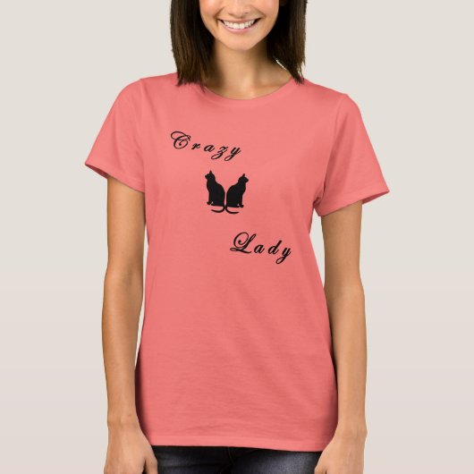 Crazy Cat Lady T T-Shirt (Vorderseite)