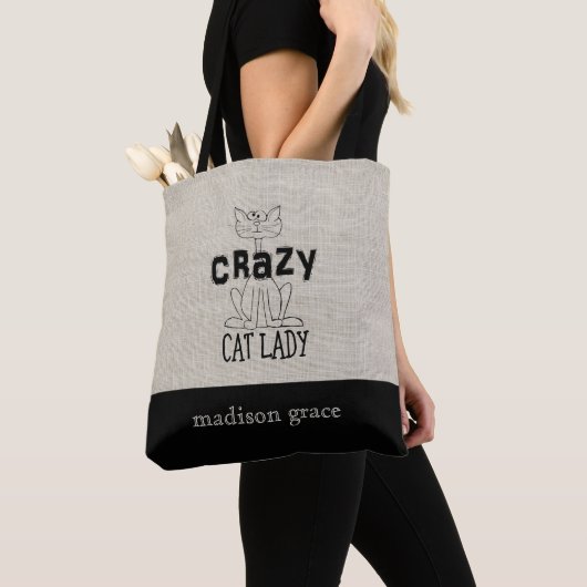 Crazy Cat Lady Tasche (Von Nahem)