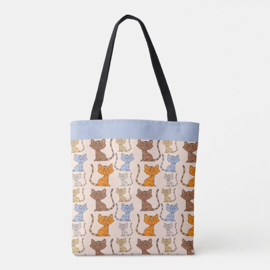 Crazy Cat Lady Tasche (Rückseite)