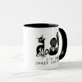 Crazy Cat Lady Tasse (VorderseiteRechts)