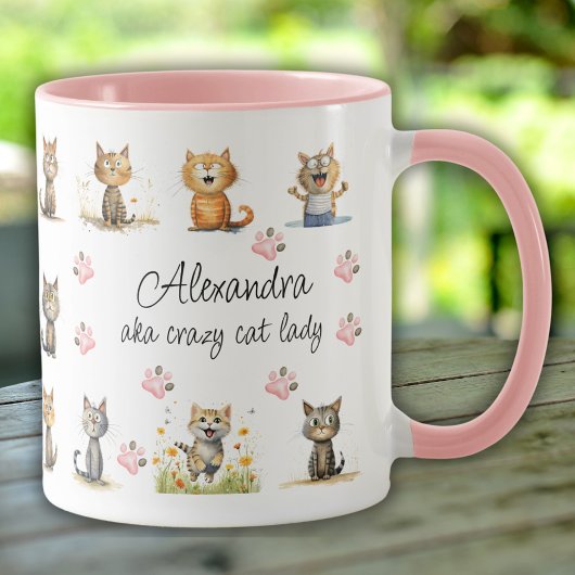 CRAZY CAT LADY TASSE