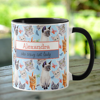 CRAZY CAT LADY TASSE