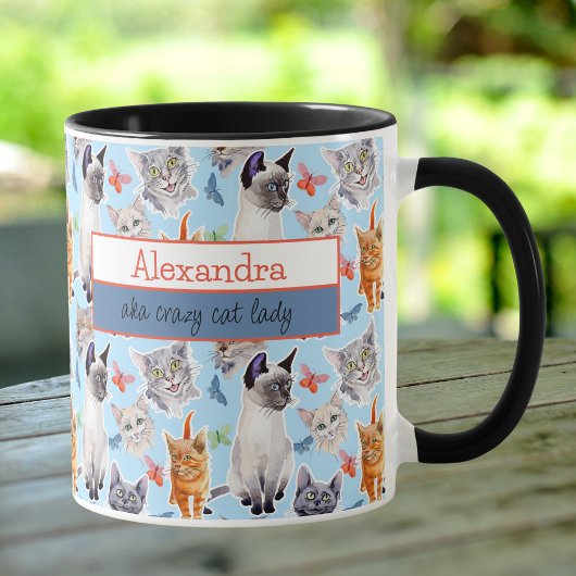CRAZY CAT LADY TASSE